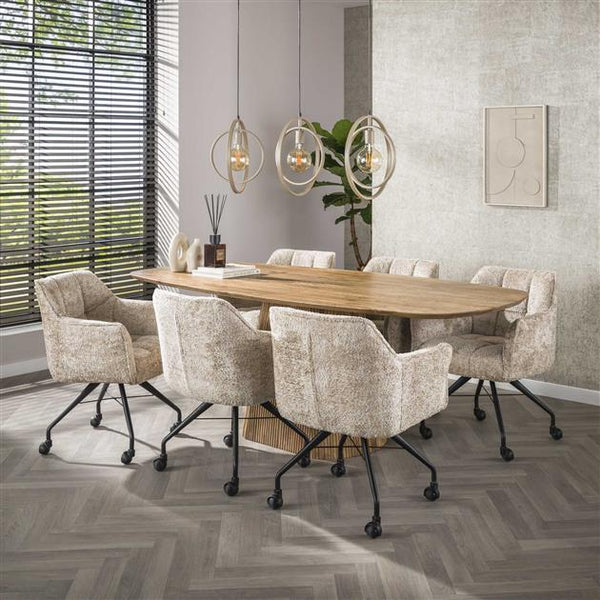 Hanglamp Turn Around 3-lichts / Beige