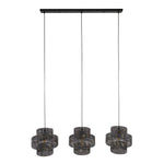 Hanglamp 3L lantern / Zwart bruin