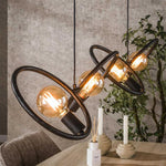 Hanglamp Loop 4-lichts / Artic zwart