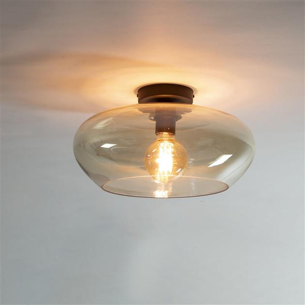 Plafondlamp elevate glass / Amber color glas