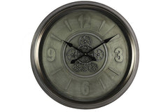 Countryfield radarklok rond Lotte zilver - Ø63 CM