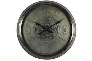 Countryfield radarklok rond Lotte zilver - Ø63 CM