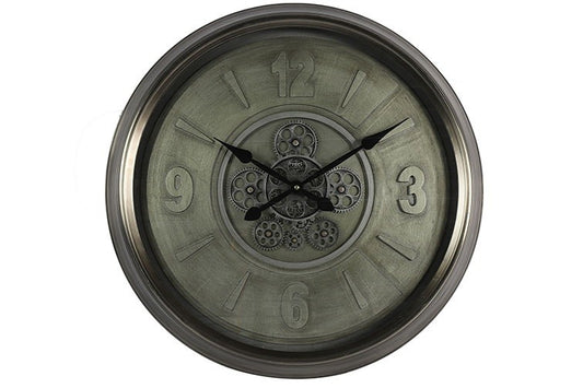 Countryfield radarklok rond Lotte zilver - Ø63 CM