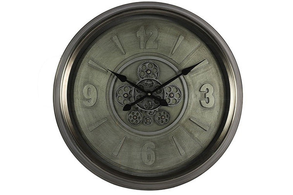 Countryfield radarklok rond Lotte zilver - Ø63 CM