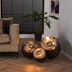 Tafellamp Ø28 mirror / Zwart nikkel (Magazijn sale)