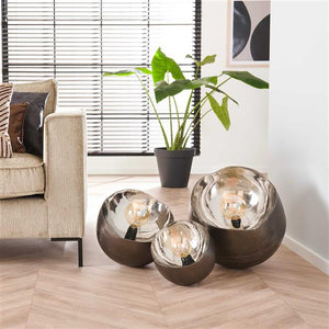 Tafellamp Ø28 mirror / Zwart nikkel (Magazijn sale)