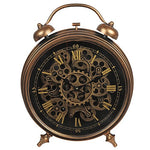 Tafel radarklok wekker -  Brooks koper 39x45 cm
