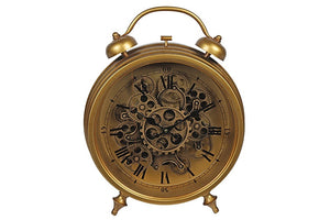 Tafel radarklok wekker -  Brooks goud 39x45 cm