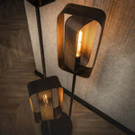 Vloerlamp 3L mesh rotate / Artic zwart