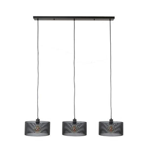 Hanglamp 3L mesh round / Artic zwart