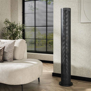 Vloerlamp 5L koker mesh / Artic zwart (Magazijn sale)