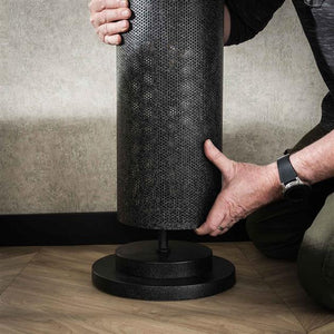 Vloerlamp 5L koker mesh / Artic zwart (Magazijn sale)