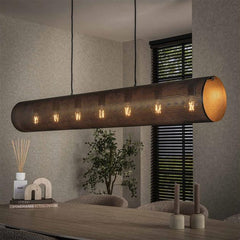 Hanglamp 7L koker XL mesh / Artic zwart (Magazijn sale)