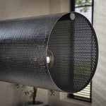 Hanglamp 7L koker XL mesh / Artic zwart (Magazijn sale)