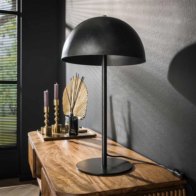 Tafellamp 2L shield metal / Charcoal (Magazijn sale)
