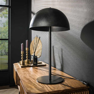Tafellamp 2L shield metal / Charcoal (Magazijn sale)
