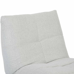 Relaxfauteuil Izzy handmatig & draaibaar met unieke schommelstand - Lichtgrijze stof