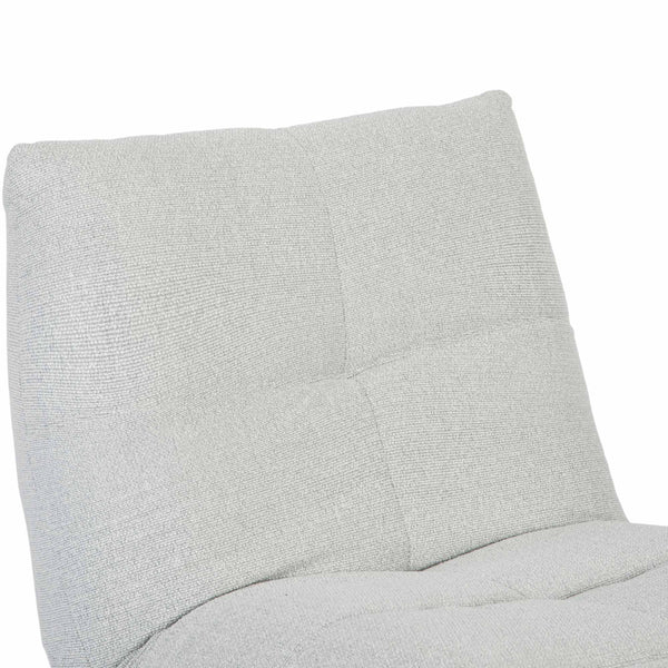 Relaxfauteuil Izzy handmatig & draaibaar met unieke schommelstand - Lichtgrijze stof