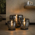 Vloerlamp UP L / Smoke grey glas