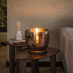 Vloerlamp UP L / Copper color glas