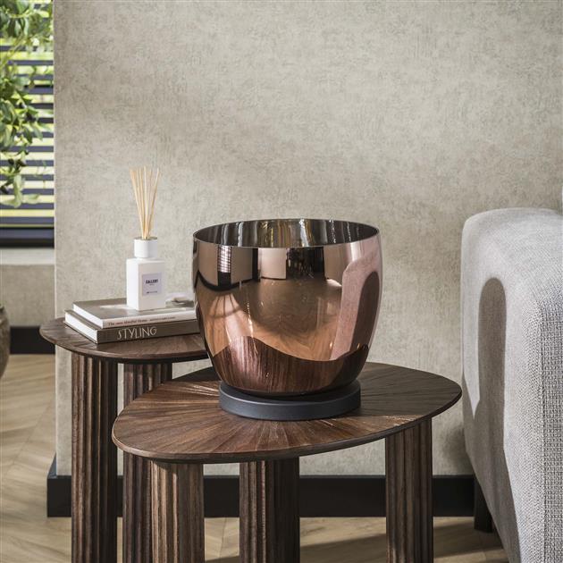 Vloerlamp UP L / Copper color glas