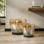 Vloerlamp UP XL / Amber color glas