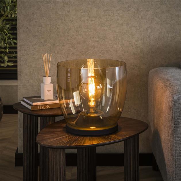 Vloerlamp UP XL / Amber color glas