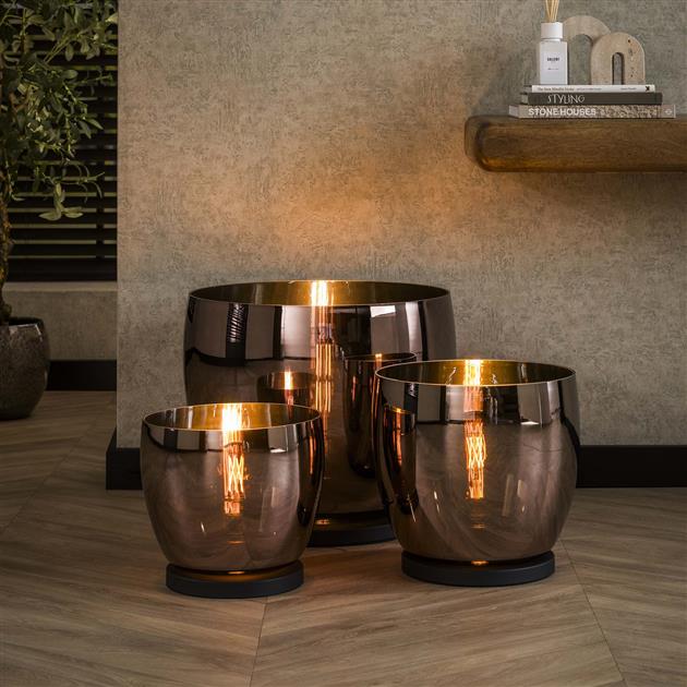 Vloerlamp UP XL / Copper color glas