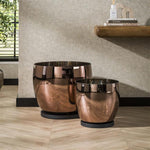 Vloerlamp UP XL / Copper color glas