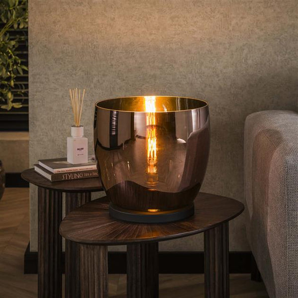Vloerlamp UP XL / Copper color glas (Magazijn sale)