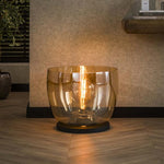 Vloerlamp UP XXL / Amber color glas