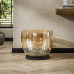 Vloerlamp UP XXL / Amber color glas