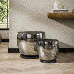 Vloerlamp UP XXL / Smoke grey glas