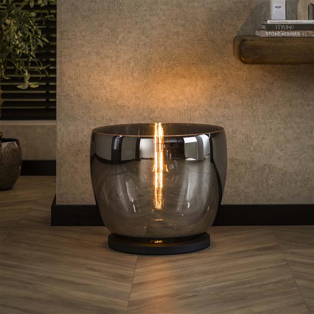 Vloerlamp UP XXL / Smoke grey glas