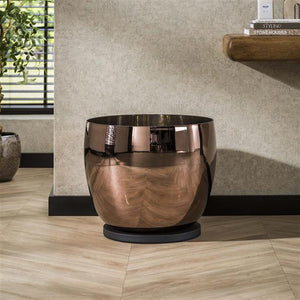 Vloerlamp UP XXL 48x48x41 cm / Koper glas