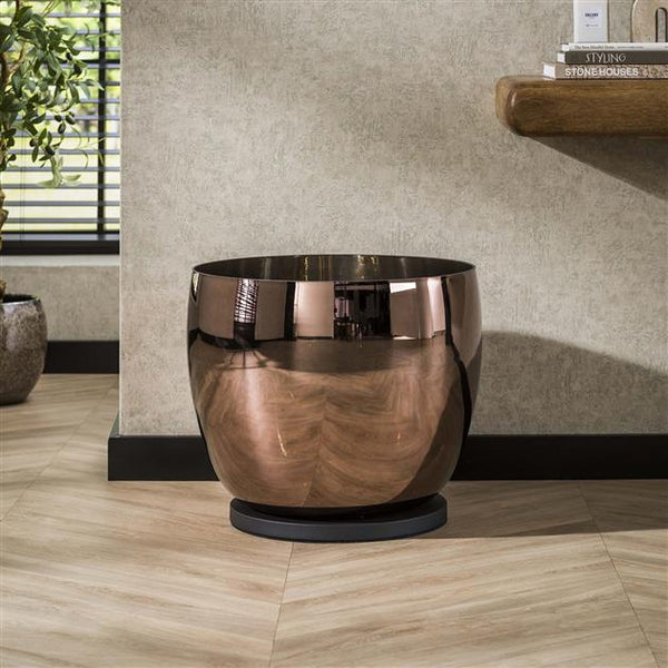 Vloerlamp UP XXL 48x48x41 cm / Koper glas