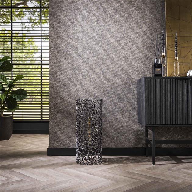 Vloerlamp Ø25 weaver cylinder / Zwart nikkel (Magazijn sale)