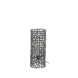 Vloerlamp Ø25 weaver cylinder / Zwart nikkel (Magazijn sale)