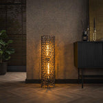 Vloerlamp  Ø25 weaver cylinder L / Zwart nikkel (Magazijn sale)