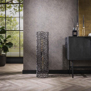 Vloerlamp  Ø25 weaver cylinder L / Zwart nikkel (Magazijn sale)