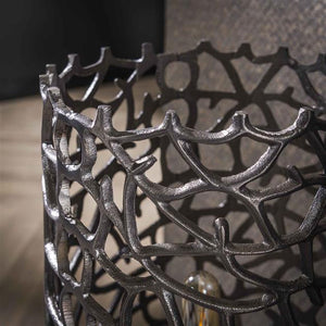Vloerlamp  Ø25 weaver cylinder L / Zwart nikkel (Magazijn sale)