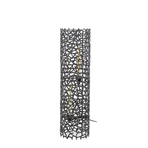 Vloerlamp  Ø25 weaver cylinder L / Zwart nikkel (Magazijn sale)