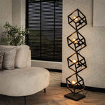 Vloerlamp 4L kubus / Charcoal (Magazijn sale)