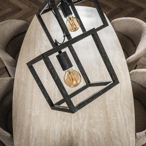 Hanglamp 4L kubus / Charcoal (Magazijn sale)