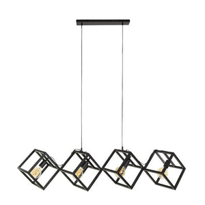 Hanglamp 4L kubus / Charcoal (Magazijn sale)