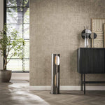 Vloerlamp Ø20 organic cylinder / Zwart nikkel (Magazijn sale)