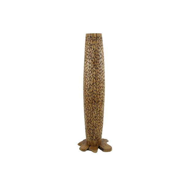 Vloerlamp M bars / Massief gerecycled teakhout