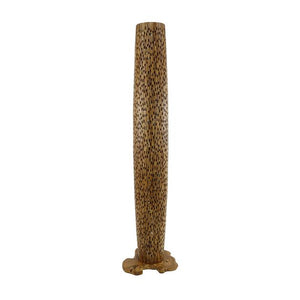 Vloerlamp L bars / Massief gerecycled teakhout