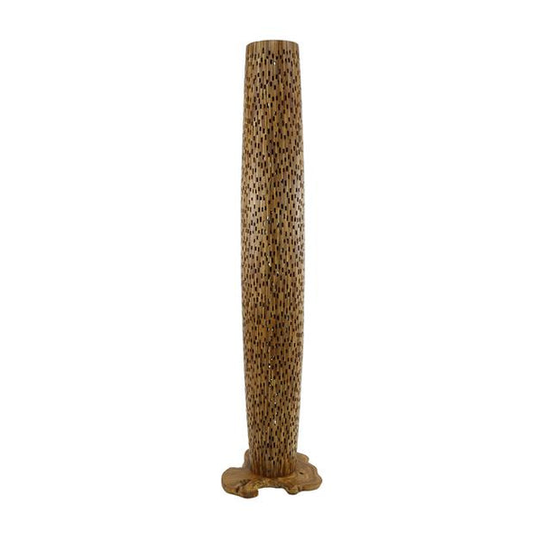 Vloerlamp L bars / Massief gerecycled teakhout
