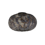 Plafondlamp Ø40 armor / Zwart bruin